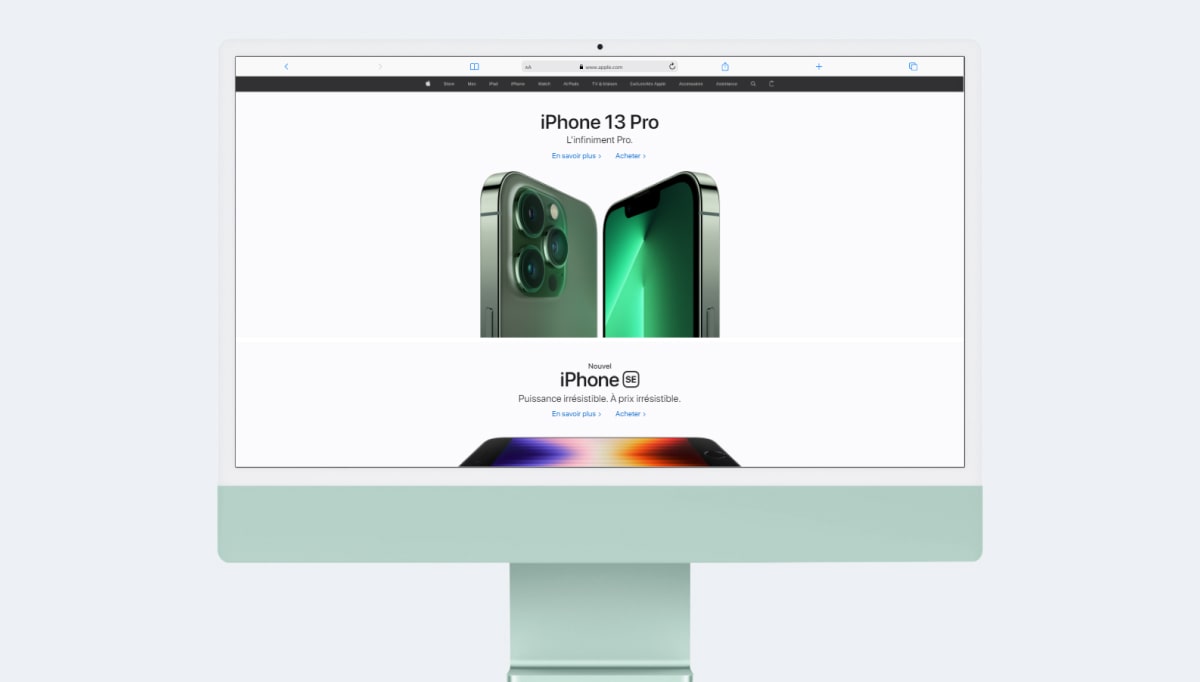 iMac 24 Inch Realistic Free Mockup for Figma - uistore.design