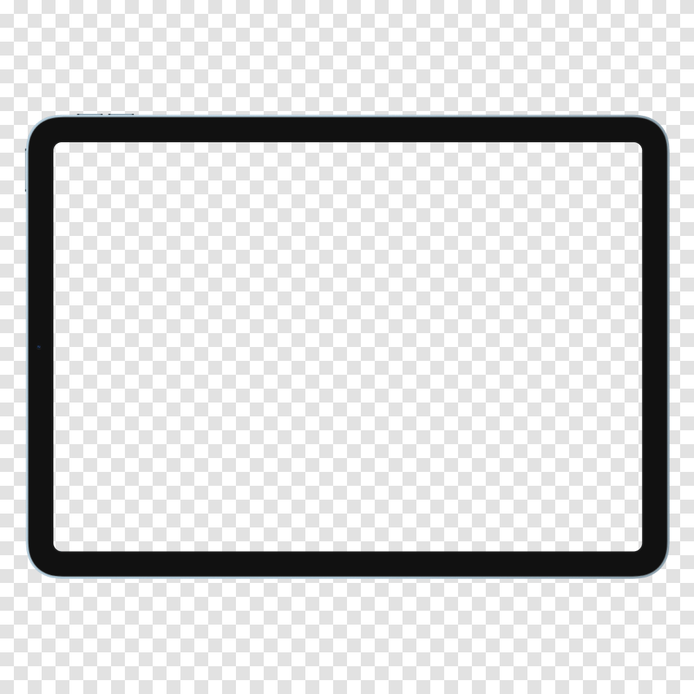 Maqueta HD gratuita de Apple iPad Air 4 (2020) en formato de imagen PNG y PSD con fondo transparente