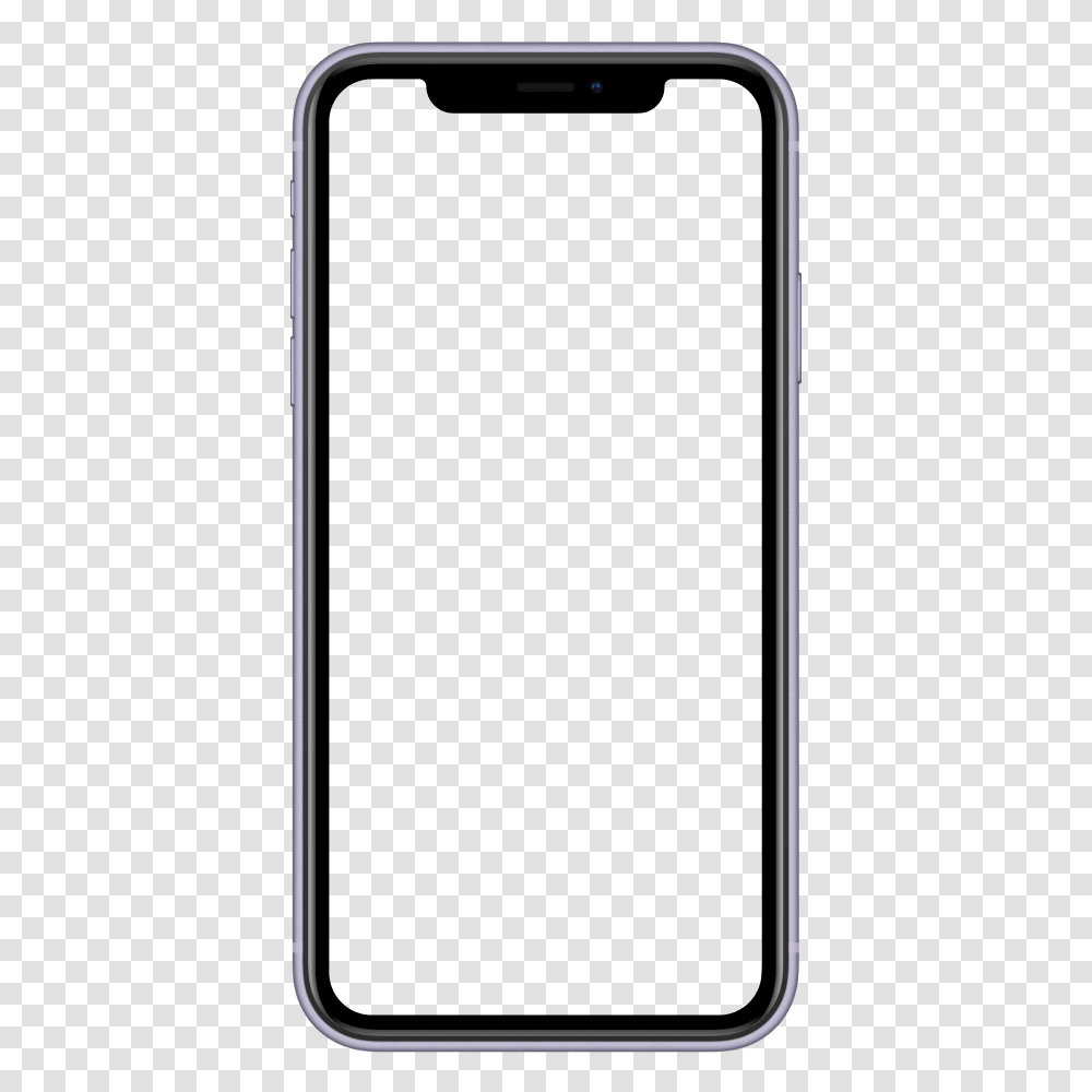 Mockup gratuit de Apple iPhone 11 en HD au format PNG et PSD avec fond transparent