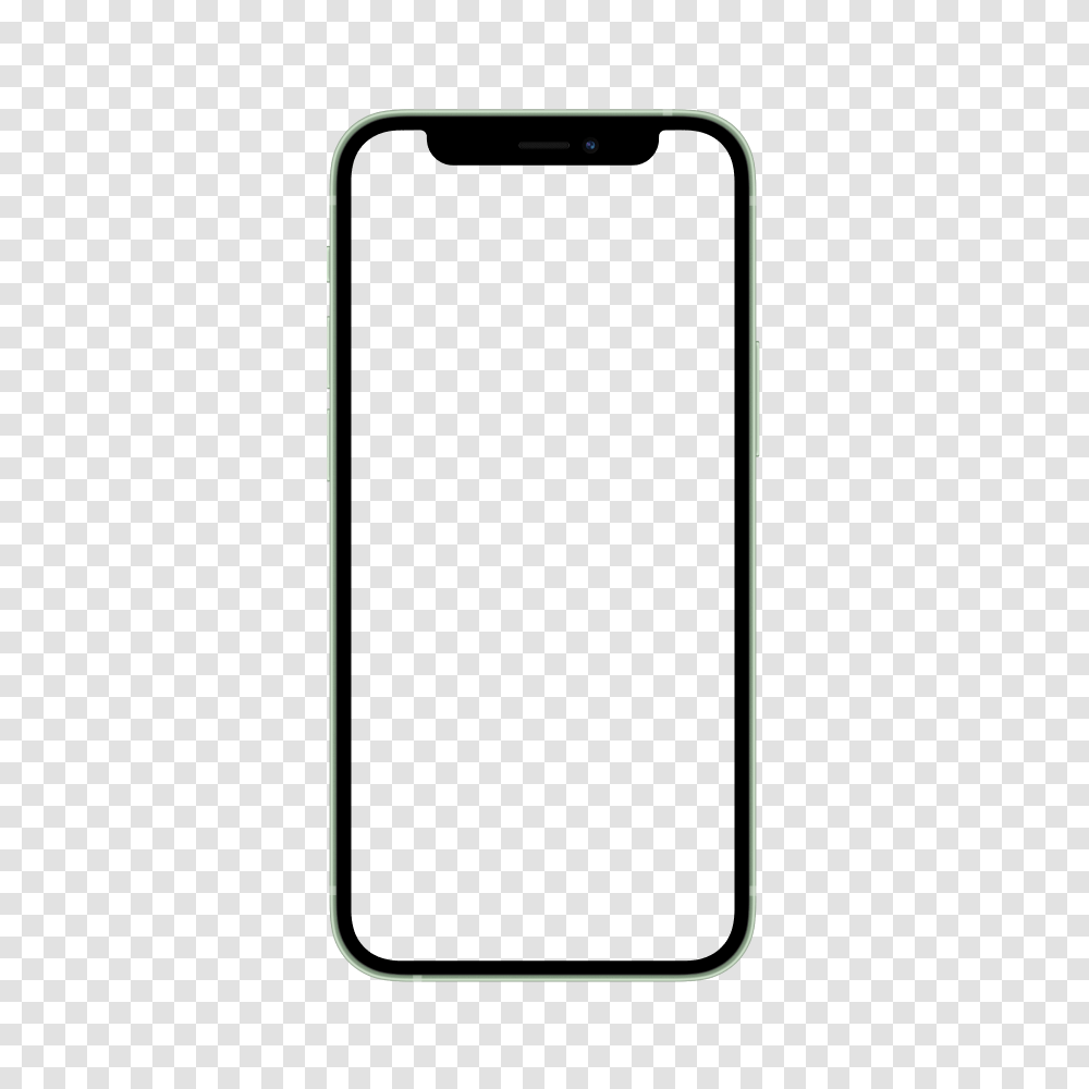 Free HD mockup of Apple iPhone 12 Mini in PNG and PSD image format with transparent background