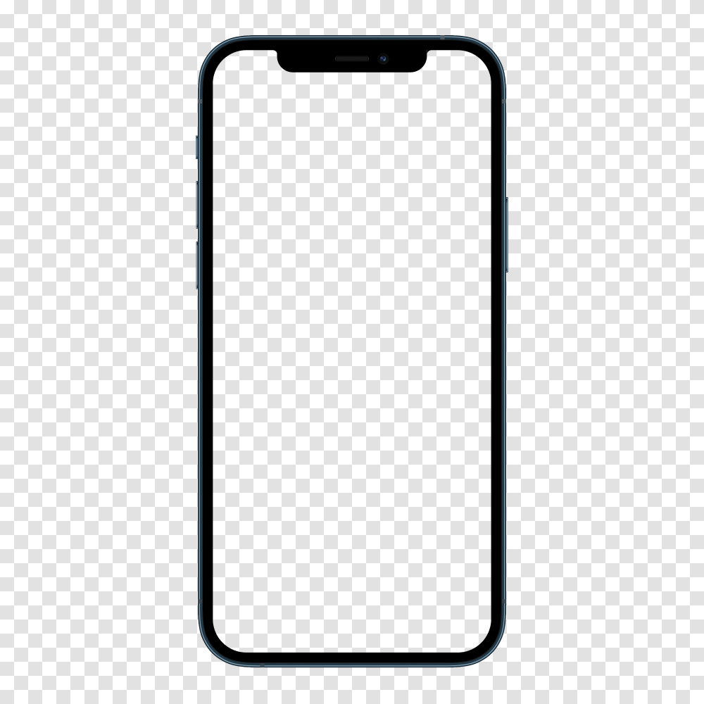 Maqueta HD gratuita de Apple iPhone 12 Pro en formato de imagen PNG y PSD con fondo transparente