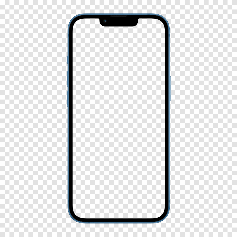 Free HD mockup of Apple iPhone 13 (2021) in PNG and PSD image format with transparent background