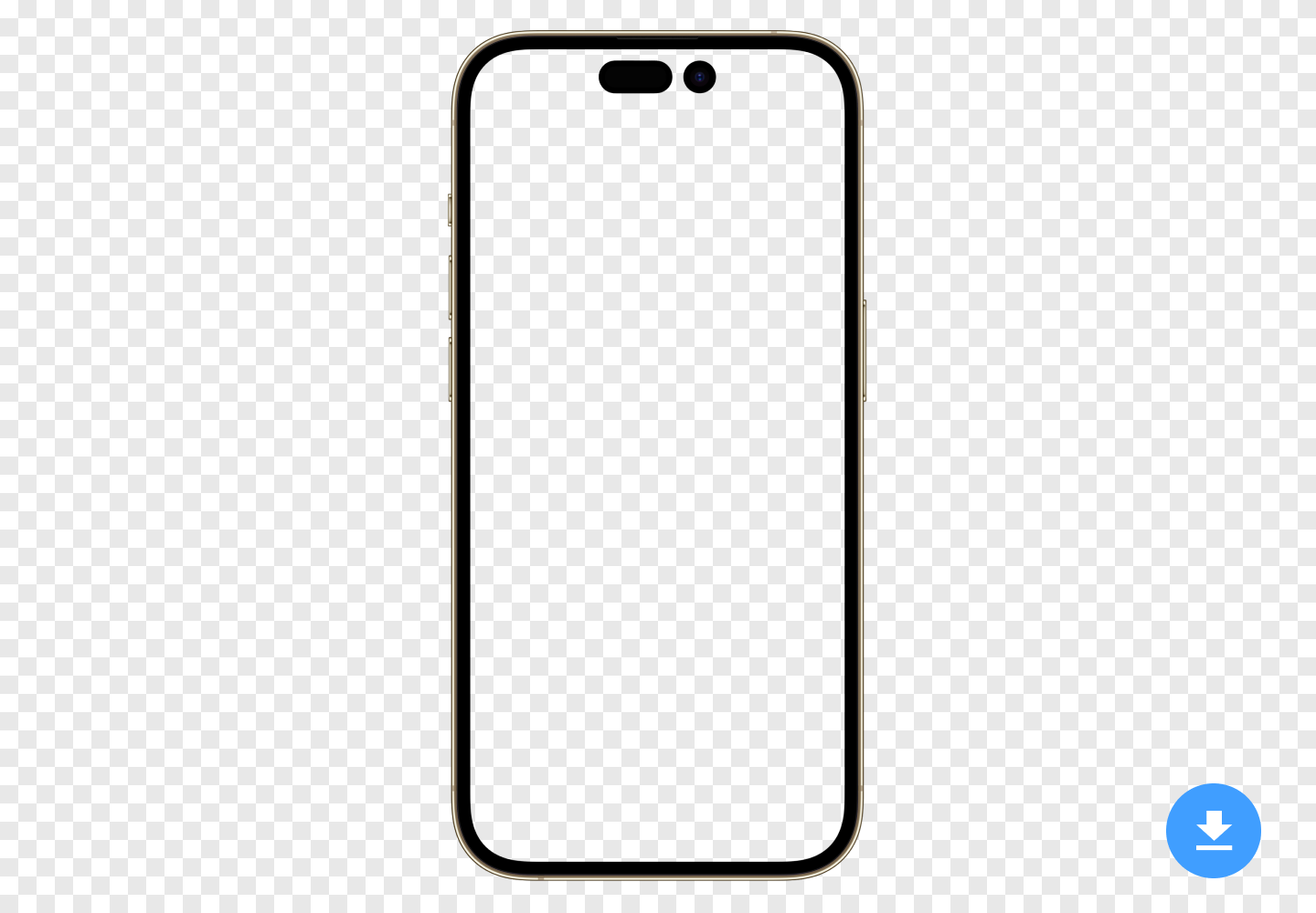 Mockup gratuit de Apple iPhone 14 PRO MAX (2022) en HD au format PNG et PSD avec fond transparent