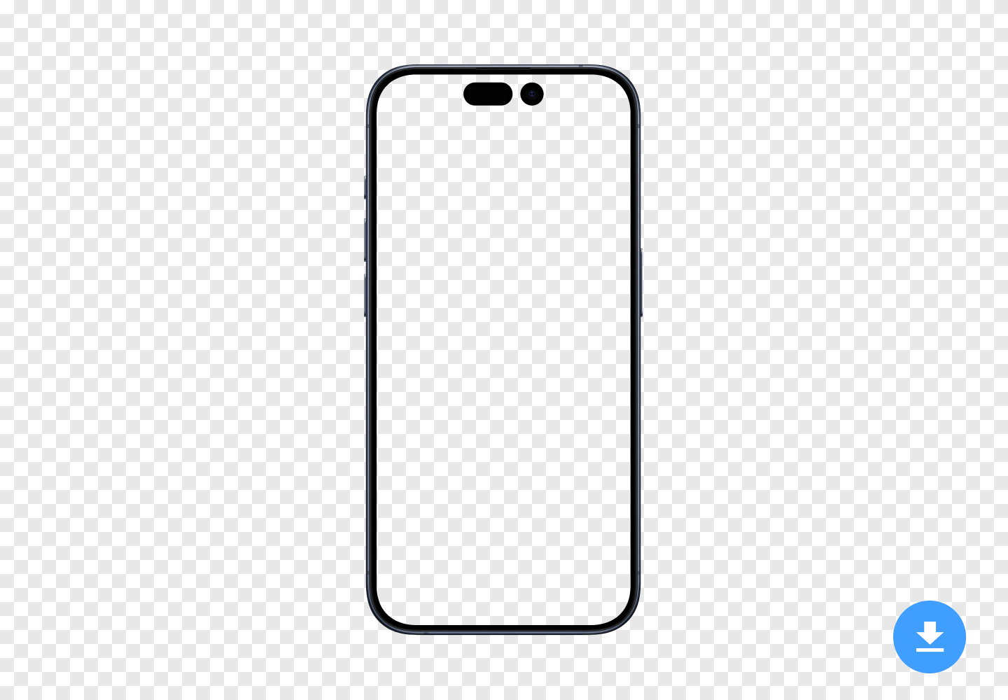 Free HD mockup of Apple iPhone 15 PRO (2023) in PNG and PSD image format with transparent background