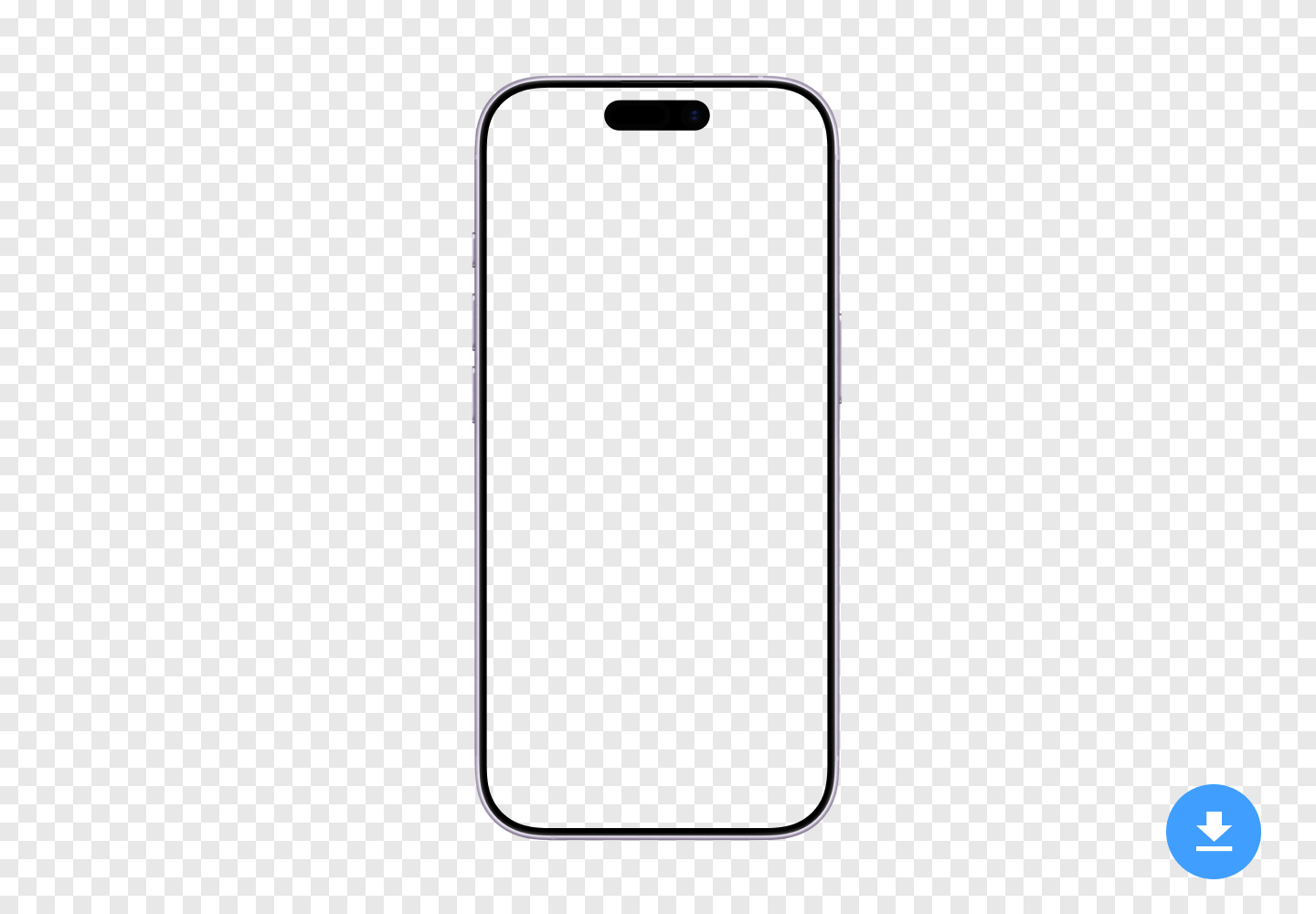Mockup gratuit de Apple iPhone 17 (2025) en HD au format PNG et PSD avec fond transparent