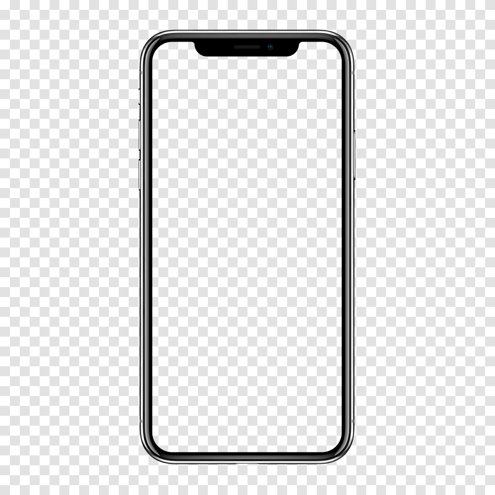 透明な背景を持つPNGおよびPSD画像形式のApple iPhone X (2018)の無料HDモックアップ