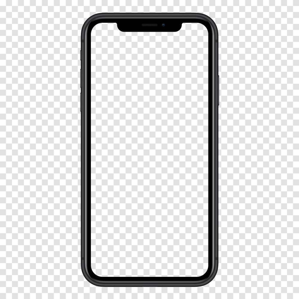 Free HD mockup of Apple iPhone XR  in PNG and PSD image format with transparent background