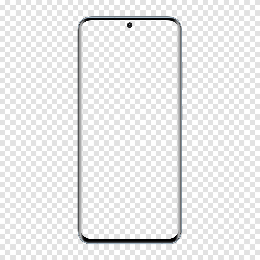 Maqueta HD gratuita de Samsung Galaxy S20 en formato de imagen PNG y PSD con fondo transparente