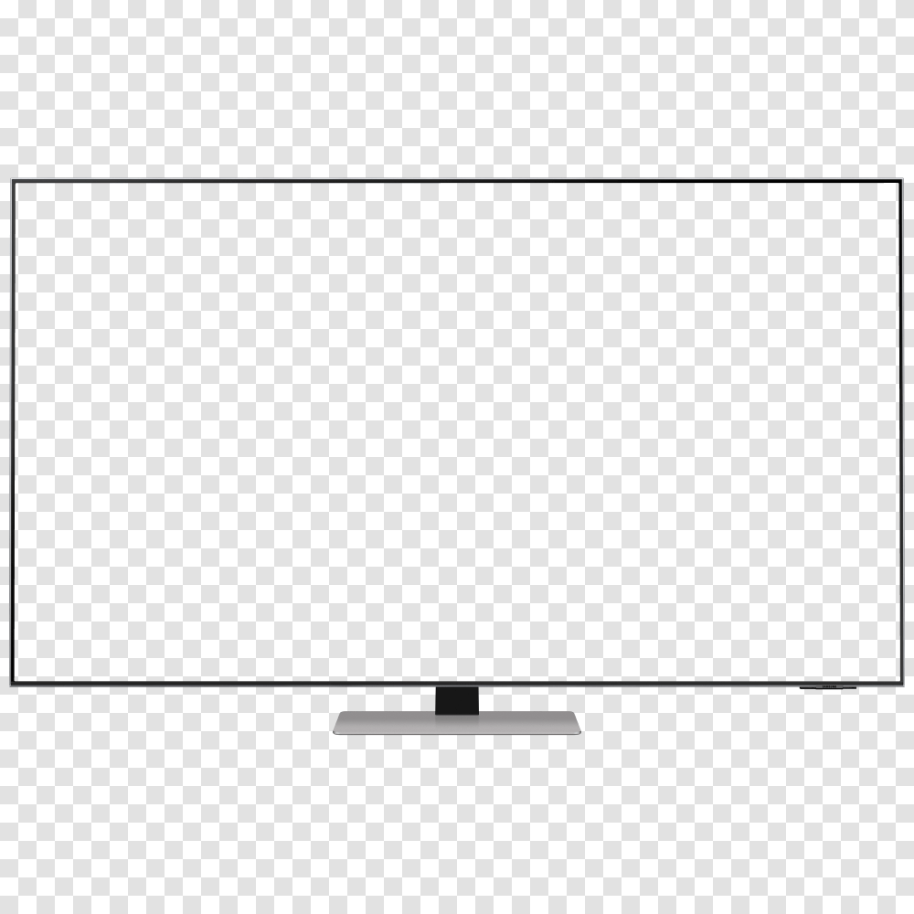 Mockup gratuit de Samsung Smart TV NEO QLED 4K 55" en HD au format PNG et PSD avec fond transparent