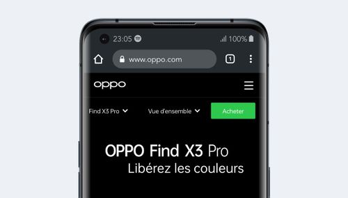 OPPO Find X3 PRO, Résolution du viewport (CSS), densité de pixel, taille écran, media queries.