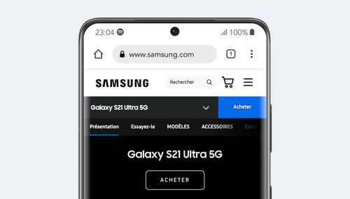 Samsung Galaxy S21 Ultra, ビューポート解像度（CSS）、ピクセル密度、画面サイズ、メディアクエリ。